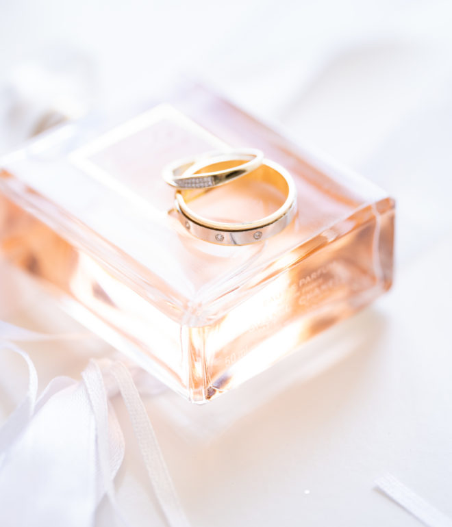 Mise en situation de la bague de mariage
